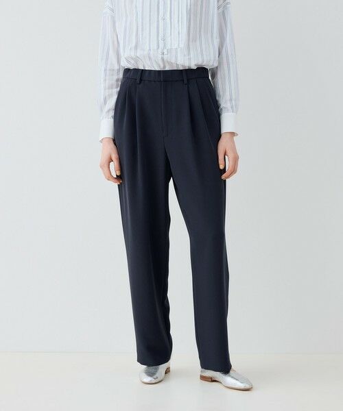 TOMORROWLAND / トゥモローランド スラックス・ドレスパンツ | ダブルクロス イージータックパンツ | 詳細2