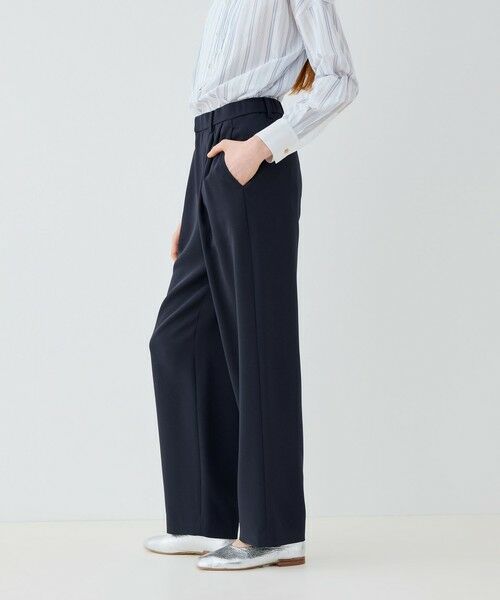 TOMORROWLAND / トゥモローランド スラックス・ドレスパンツ | ダブルクロス イージータックパンツ | 詳細3