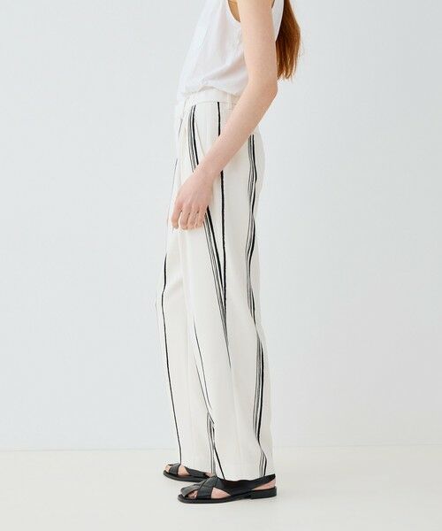 TOMORROWLAND / トゥモローランド その他パンツ | ドローイングラインプリント イージータックパンツ | 詳細3