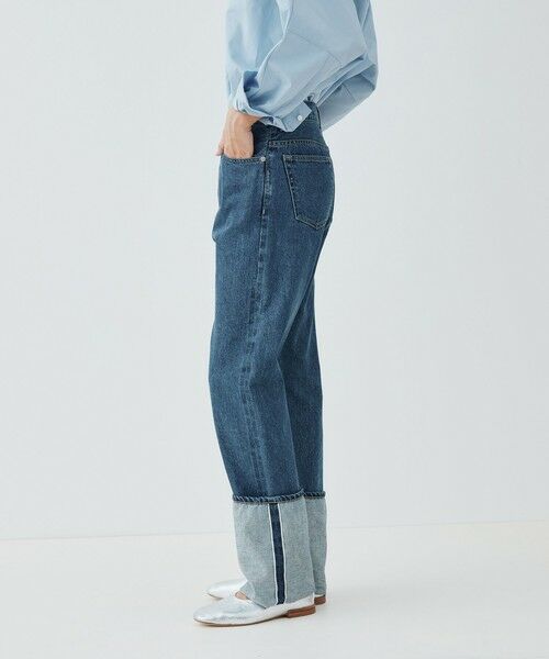 TOMORROWLAND / トゥモローランド デニムパンツ | ヴィンテージブルーデニム ロングヘムパンツ | 詳細3
