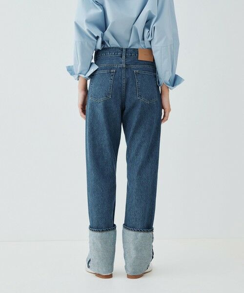 TOMORROWLAND / トゥモローランド デニムパンツ | ヴィンテージブルーデニム ロングヘムパンツ | 詳細4