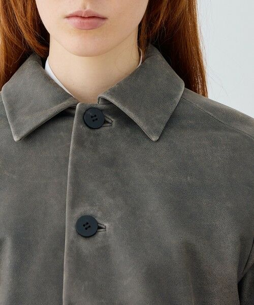 TOMORROWLAND / トゥモローランド レザーブルゾン・ジャケット | ビンテージラムレザー サドルスリーブブルゾン | 詳細6