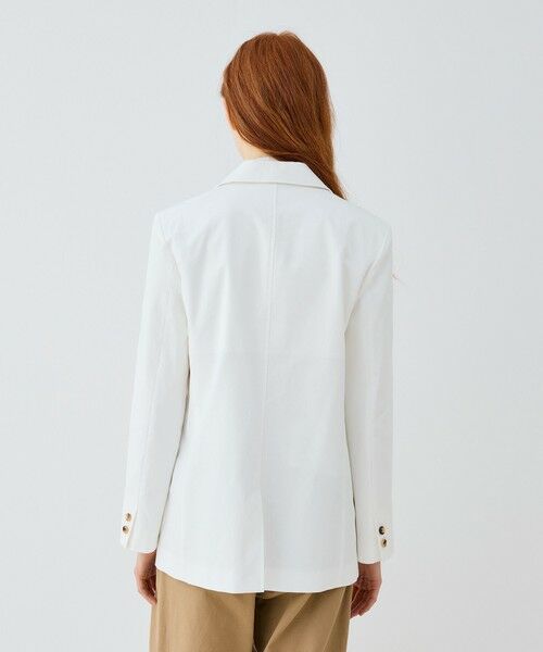 TOMORROWLAND / トゥモローランド テーラードジャケット | ノンマーセライズドコットン テーラードジャケット | 詳細4