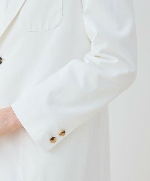 TOMORROWLAND / トゥモローランド テーラードジャケット | ノンマーセライズドコットン テーラードジャケット | 詳細7
