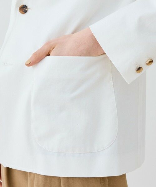 TOMORROWLAND / トゥモローランド テーラードジャケット | ノンマーセライズドコットン テーラードジャケット | 詳細8