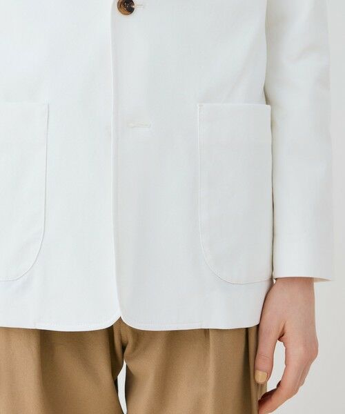 TOMORROWLAND / トゥモローランド テーラードジャケット | ノンマーセライズドコットン テーラードジャケット | 詳細9