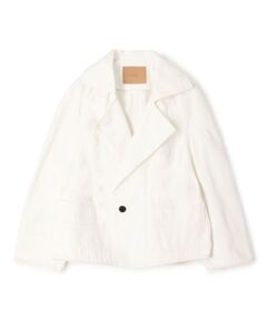 TOMORROWLAND / トゥモローランド その他アウター | サンフェードデニム ワイドカラーブルゾン