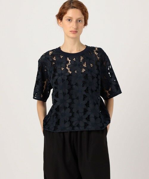 TOMORROWLAND / トゥモローランド シャツ・ブラウス | BAUM UND PFERDGARTEN　レースクルーネックシャツ | 詳細2