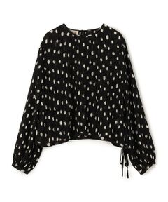 TOMORROWLAND / トゥモローランド シャツ・ブラウス（半袖以外） | BAUM UND PFERDGARTEN　ドットプリントギャザーブラウス