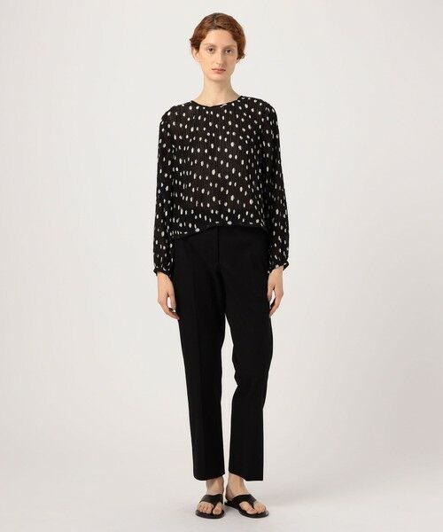 TOMORROWLAND / トゥモローランド シャツ・ブラウス（半袖以外） | BAUM UND PFERDGARTEN　ドットプリントギャザーブラウス | 詳細1