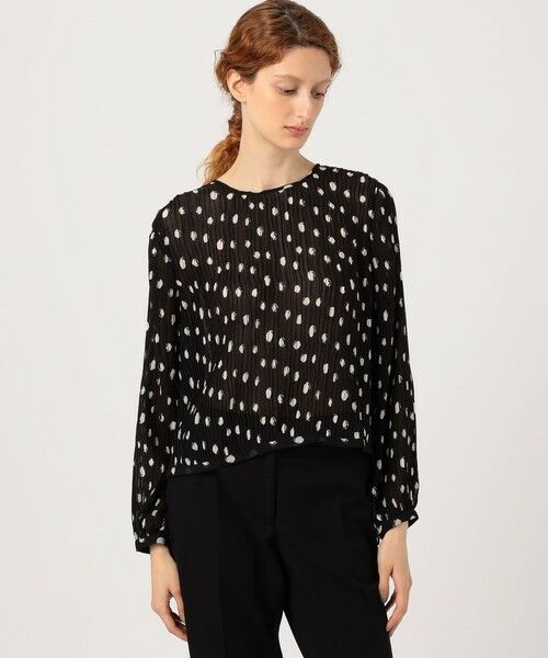 TOMORROWLAND / トゥモローランド シャツ・ブラウス（半袖以外） | BAUM UND PFERDGARTEN　ドットプリントギャザーブラウス | 詳細2