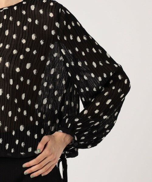 TOMORROWLAND / トゥモローランド シャツ・ブラウス（半袖以外） | BAUM UND PFERDGARTEN　ドットプリントギャザーブラウス | 詳細7