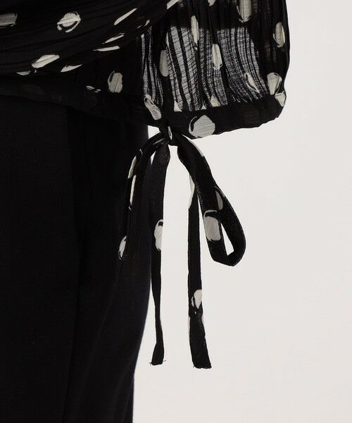 TOMORROWLAND / トゥモローランド シャツ・ブラウス（半袖以外） | BAUM UND PFERDGARTEN　ドットプリントギャザーブラウス | 詳細9