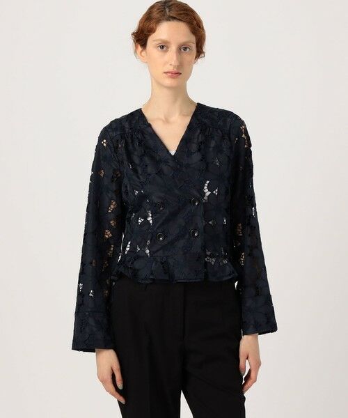 TOMORROWLAND / トゥモローランド ノーカラージャケット | BAUM UND PFERDGARTEN　レースジャケット | 詳細2