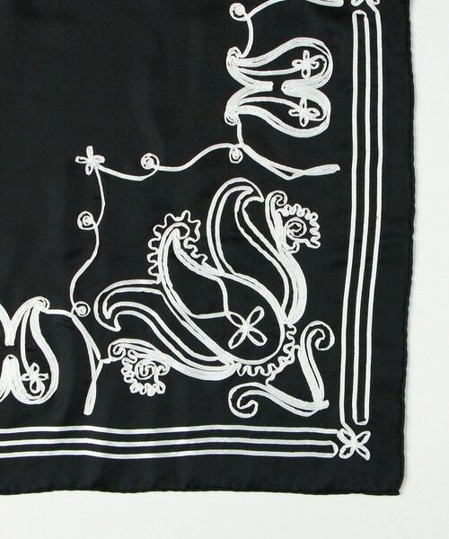 TOMORROWLAND / トゥモローランド マフラー・ショール・スヌード・ストール | ASAUCE MELER エンブロイダリースカーフ | 詳細3