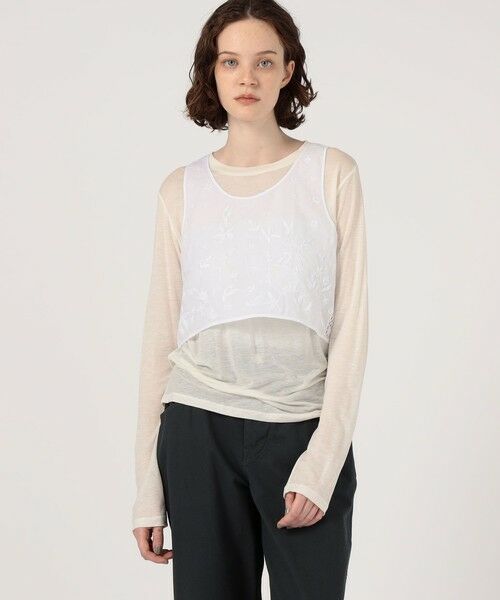 TOMORROWLAND / トゥモローランド シャツ・ブラウス | JANE GUSTAVSSON SIGLID  スリーブレス ブラウス | 詳細1