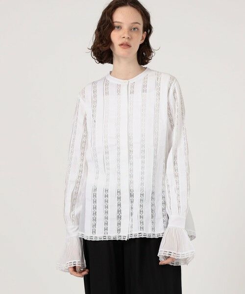 TOMORROWLAND / トゥモローランド シャツ・ブラウス（半袖以外） | JANE GUSTAVSSON ANJA レース クルーネックシャツ | 詳細1