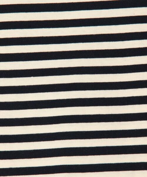 TOMORROWLAND / トゥモローランド Tシャツ | ETRE CECIL NAVY BRETON STRIPE CAP SLEEVE Tシャツ | 詳細9