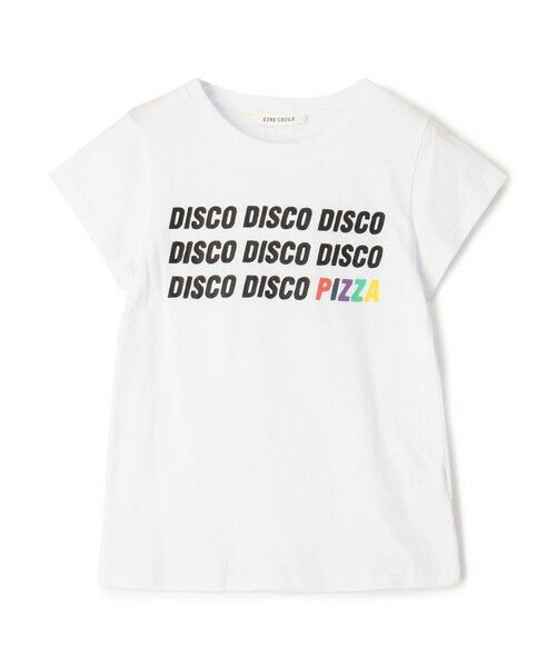 TOMORROWLAND/トゥモローランド ETRE CECIL DISCO PIZZA CAP SLEEVE Tシャツ 12 ホワイト系 S TOMORROWLAND/トゥモローランド ETRE CECIL DISCO PIZZA CAP SLEEVE Tシャツ 12 ホワイト系 S