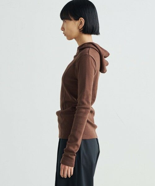 TOMORROWLAND / トゥモローランド カットソー（半袖以外） | コットンフライス フードトップス | 詳細3