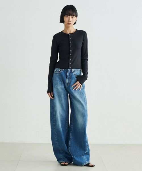 TOMORROWLAND / トゥモローランド カーディガン・ボレロ | コットンフライス カーディガン | 詳細1