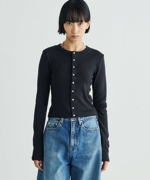 TOMORROWLAND / トゥモローランド カーディガン・ボレロ | コットンフライス カーディガン | 詳細2