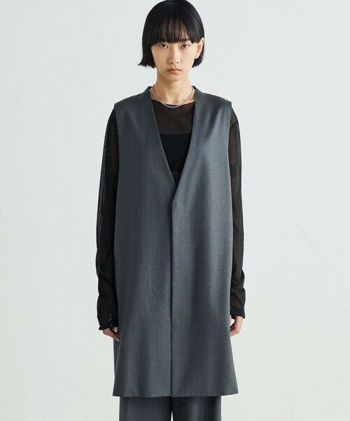 TOMORROWLAND / トゥモローランド ベスト | ゼニアトラベラー フロントオープンジレ | 詳細3