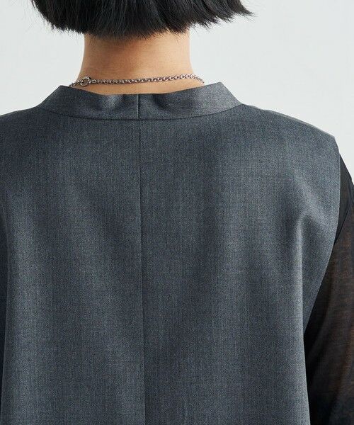 TOMORROWLAND / トゥモローランド ベスト | ゼニアトラベラー フロントオープンジレ | 詳細9