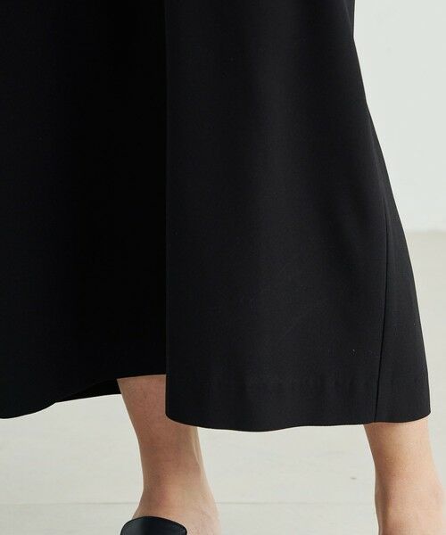 TOMORROWLAND / トゥモローランド ロング・マキシ丈ワンピース | バックサテンジョーゼット Vネックロングワンピース | 詳細8