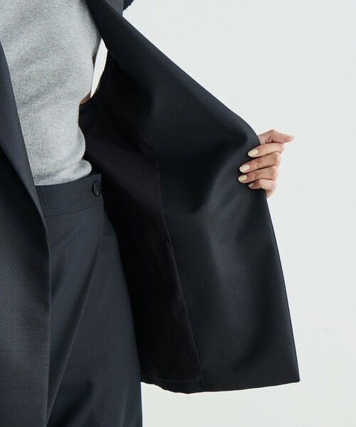 TOMORROWLAND / トゥモローランド ベスト | ウールシャンブレー ワイドラペルジレ | 詳細5