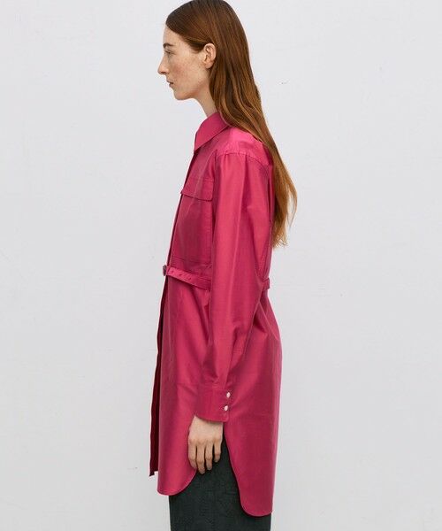 TOMORROWLAND / トゥモローランド シャツ・ブラウス | コットンバックサテン チュニックブラウス | 詳細3