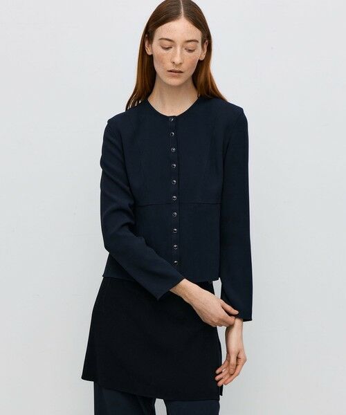 TOMORROWLAND / トゥモローランド シャツ・ブラウス | ジョーゼットサテン ペプラムブラウス | 詳細2