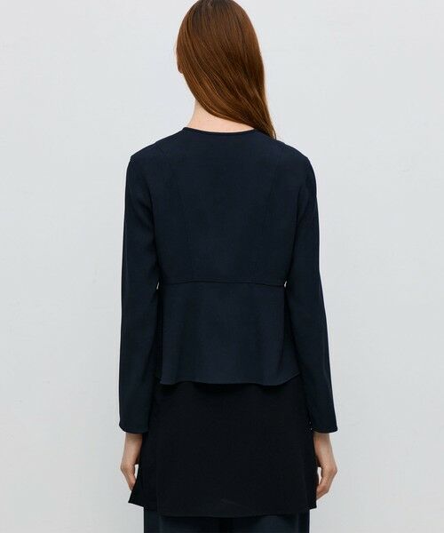 TOMORROWLAND / トゥモローランド シャツ・ブラウス | ジョーゼットサテン ペプラムブラウス | 詳細4