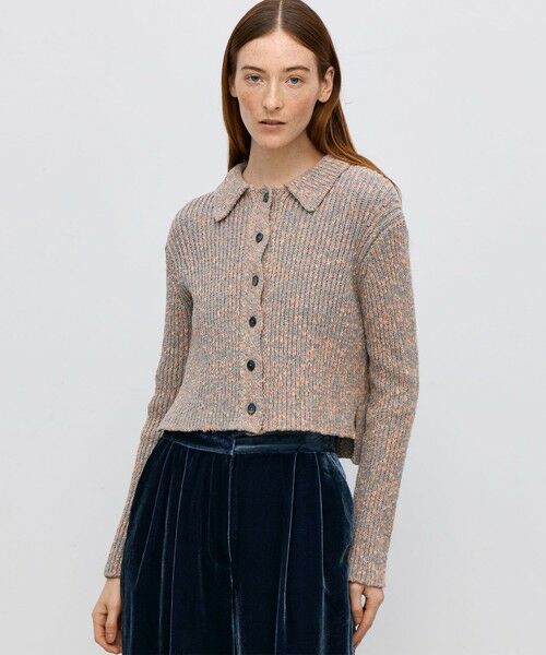 TOMORROWLAND / トゥモローランド ニット・セーター | コットンメランジェ ニットカーディガン | 詳細2