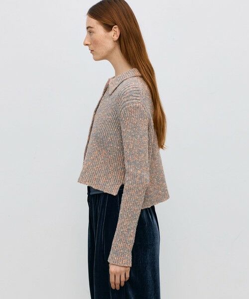 TOMORROWLAND / トゥモローランド ニット・セーター | コットンメランジェ ニットカーディガン | 詳細3