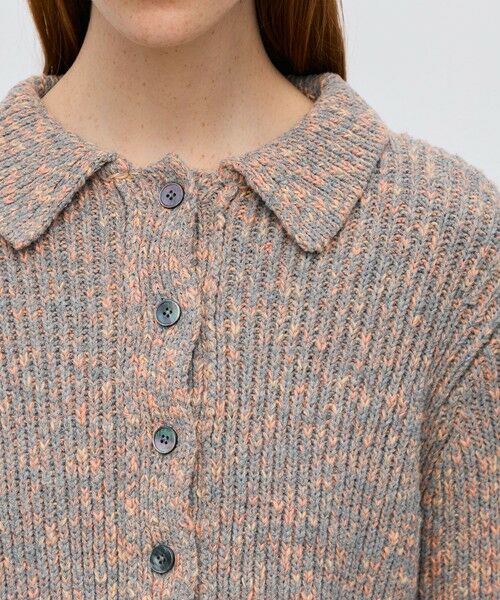 TOMORROWLAND / トゥモローランド ニット・セーター | コットンメランジェ ニットカーディガン | 詳細5
