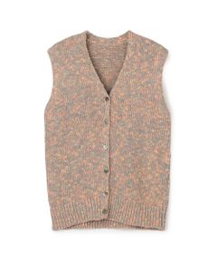 TOMORROWLAND / トゥモローランド ニット・セーター | コットンメランジェ Vネックベスト