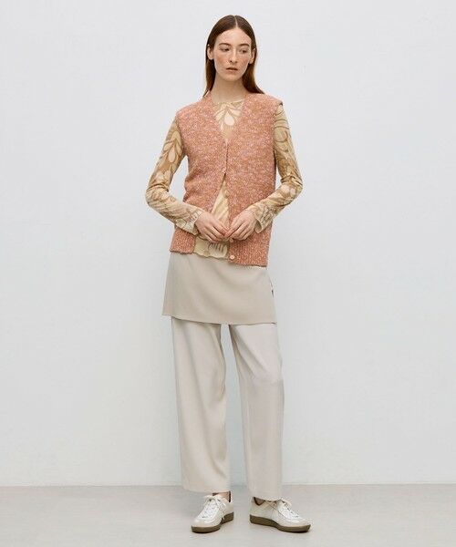 TOMORROWLAND / トゥモローランド ニット・セーター | コットンメランジェ Vネックベスト | 詳細1