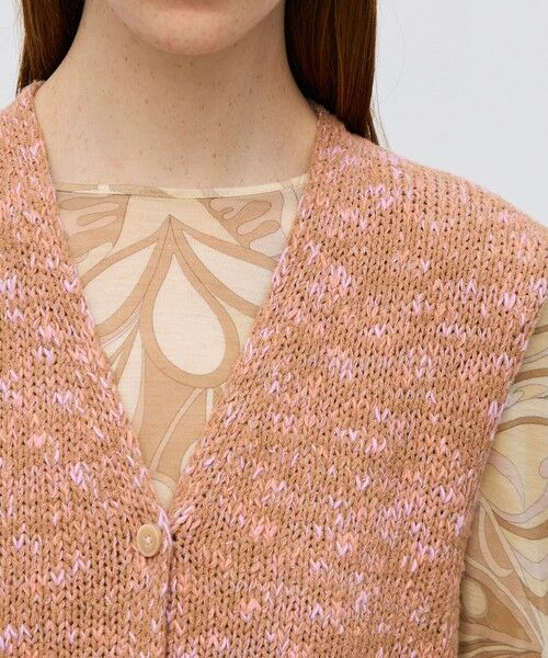 TOMORROWLAND / トゥモローランド ニット・セーター | コットンメランジェ Vネックベスト | 詳細5