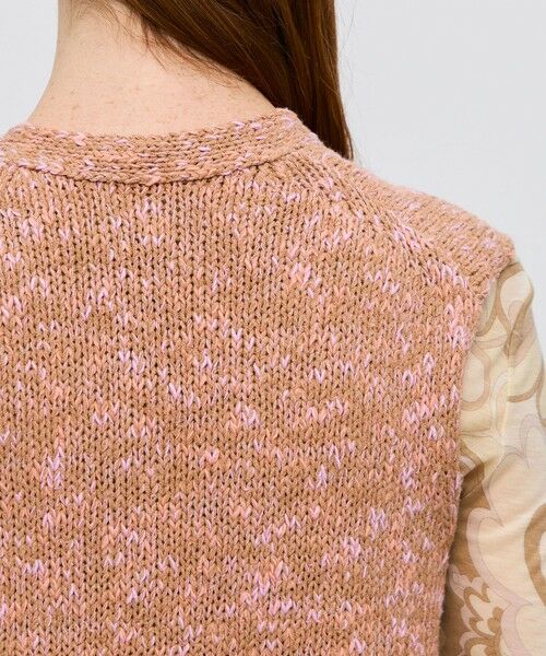 TOMORROWLAND / トゥモローランド ニット・セーター | コットンメランジェ Vネックベスト | 詳細6