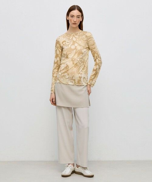 TOMORROWLAND / トゥモローランド Tシャツ | テンセルシルク ハンドプリントカットソー | 詳細1