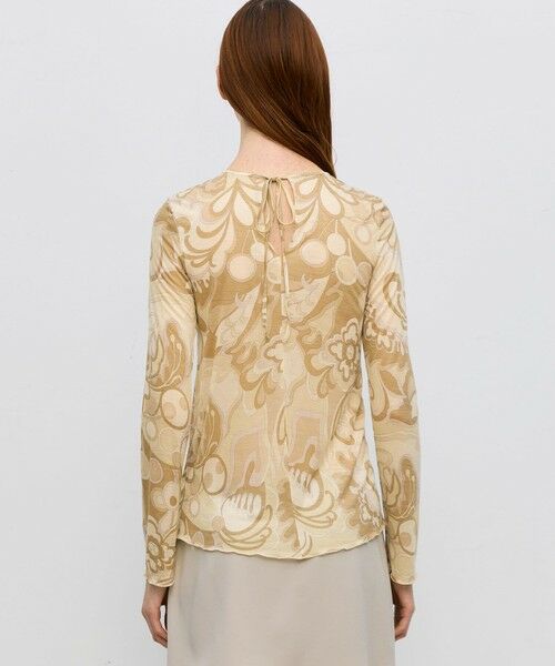 TOMORROWLAND / トゥモローランド Tシャツ | テンセルシルク ハンドプリントカットソー | 詳細4