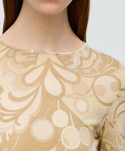 TOMORROWLAND / トゥモローランド Tシャツ | テンセルシルク ハンドプリントカットソー | 詳細5