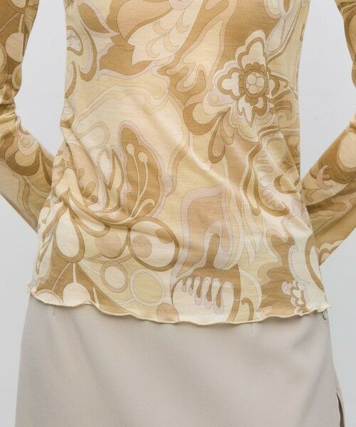 TOMORROWLAND / トゥモローランド Tシャツ | テンセルシルク ハンドプリントカットソー | 詳細8