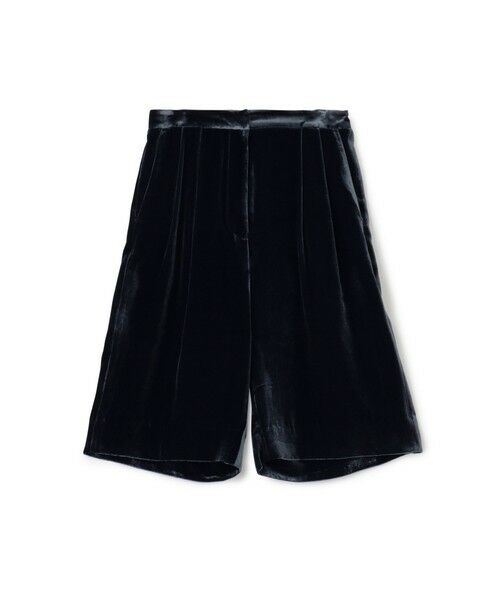 TOMORROWLAND / トゥモローランド その他パンツ | レーヨンシルクベルベットリラックスショーツ(67 ダークブルー)