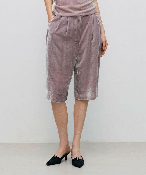 TOMORROWLAND / トゥモローランド その他パンツ | レーヨンシルクベルベットリラックスショーツ | 詳細2