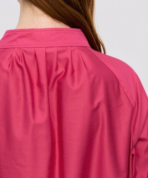 TOMORROWLAND / トゥモローランド ロング・マキシ丈ワンピース | コットンバックサテン ボリュームスリーブワンピース | 詳細5