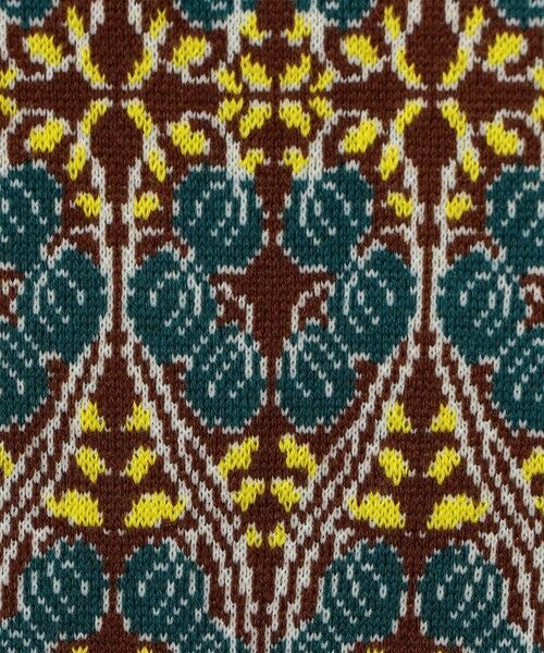 TOMORROWLAND / トゥモローランド カーディガン・ボレロ | コットンカシミヤストレッチ ジャカードプリントVネックカーディガン | 詳細9