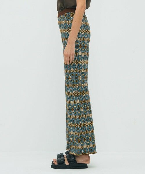 TOMORROWLAND / トゥモローランド その他パンツ | コットンカシミヤストレッチ ジャカードプリントニットパンツ | 詳細3