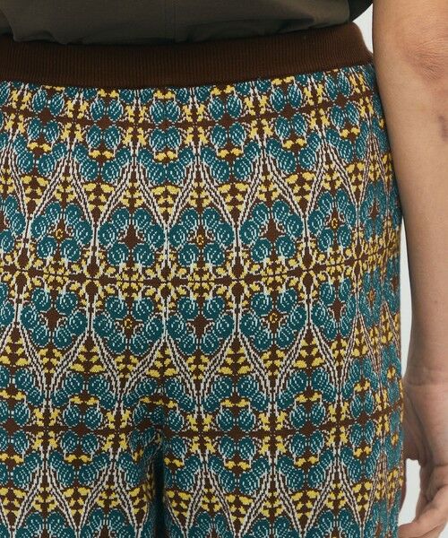 TOMORROWLAND / トゥモローランド その他パンツ | コットンカシミヤストレッチ ジャカードプリントニットパンツ | 詳細6